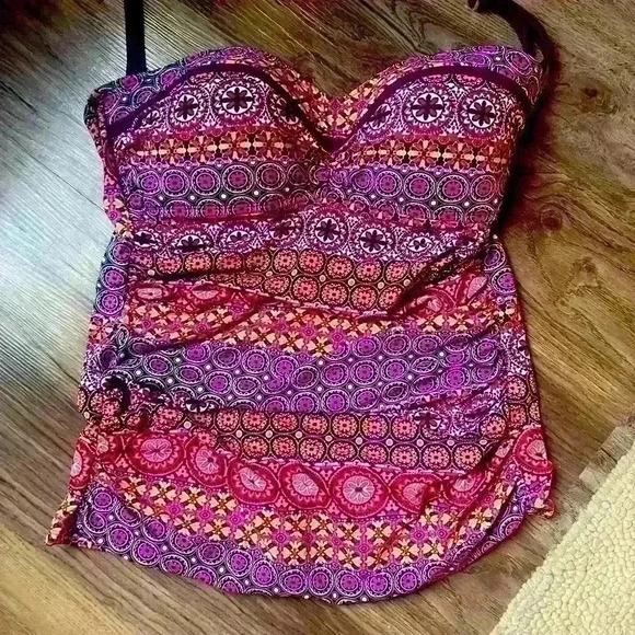 Blue Rod Beatte tankini top ladies size 10. Perfect condition. Worn once. - Picture 1 of 6